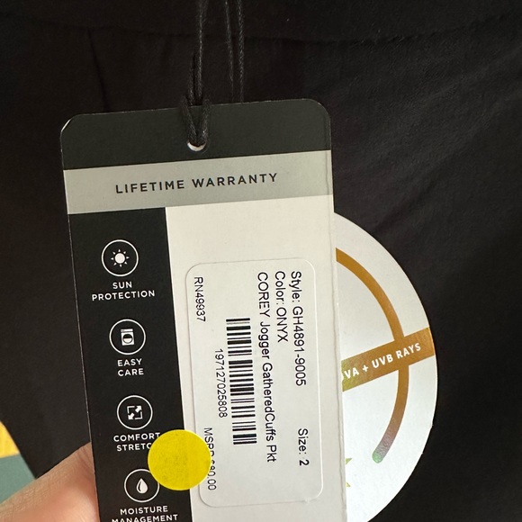 Tail NWT size 2 black jogger - Picture 3 of 8